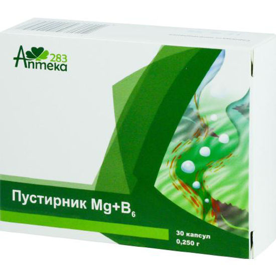 Пустирник Mg + B6 капсули 250 мг №30